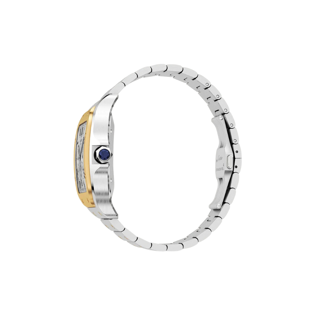Santos de Cartier XL Chronograph Steel/Gold - Image 4