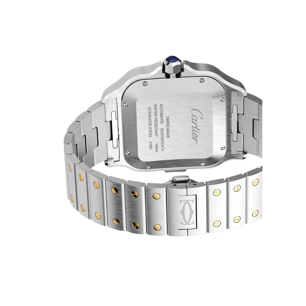Santos de Cartier XL Chronograph Steel/Gold - Image 3