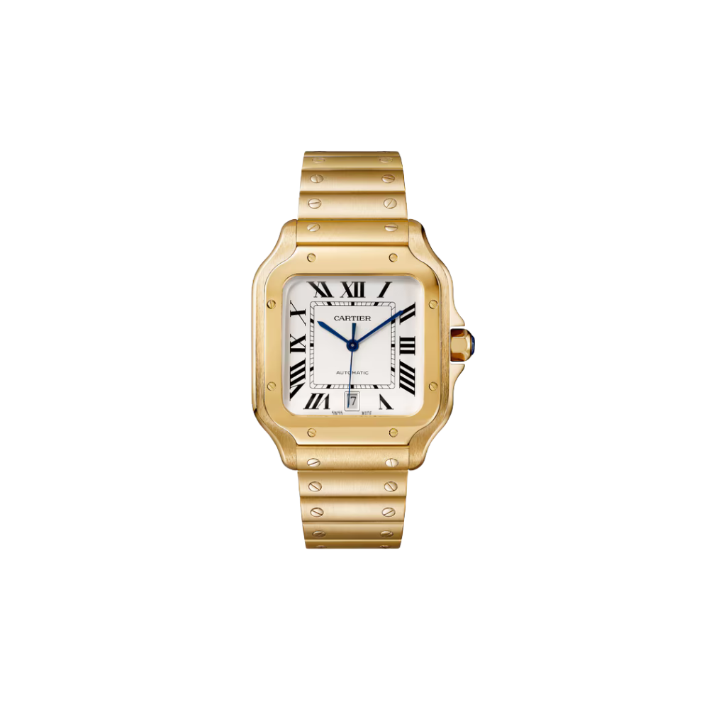 Santos de Cartier Large Yellow Gold – Brown Dial